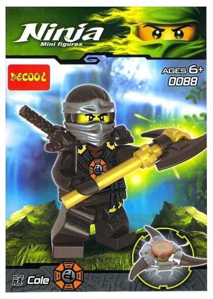 Конструкторский набор DECOOL "Ninja. Cole" JM12303/0088
