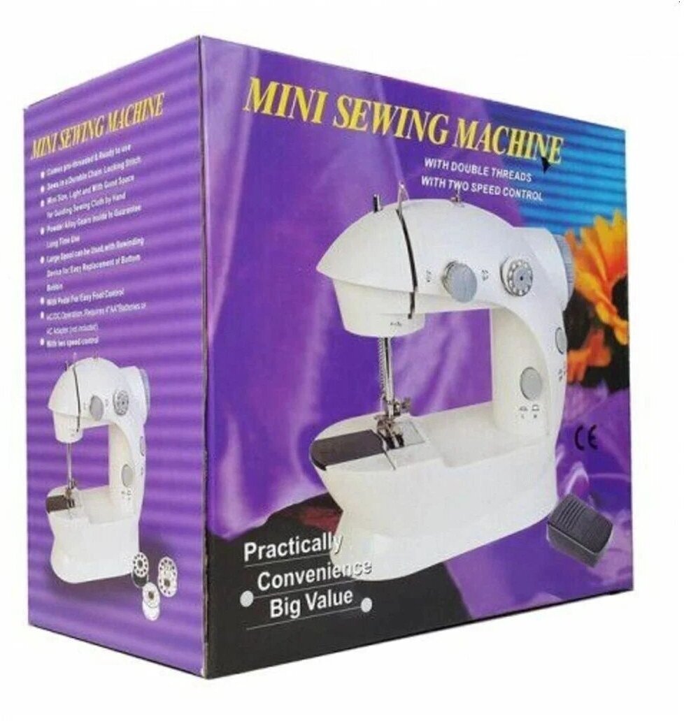 Мини швейная машинка Mini Sewing Machine - фотография № 1