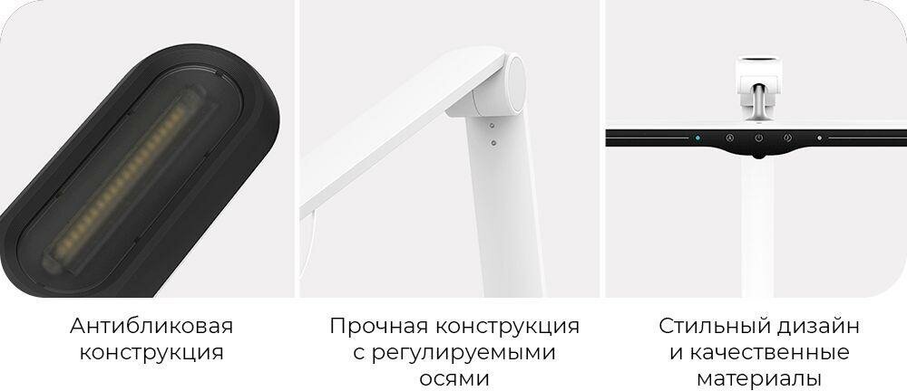 Настольная лампа Yeelight LED Light-sensitive desk lamp V1 Pro (Clamping version) (YLTD13YL), белая - фотография № 12