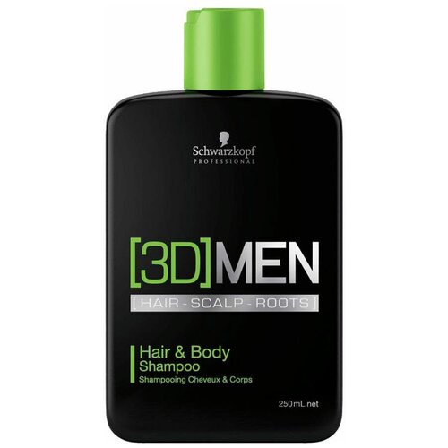 Шампунь для волос и тела [3D]Men Hair  body, 1 л