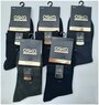 Носки OSKO, 5 пар, размер 41-47, серый, черный, синий