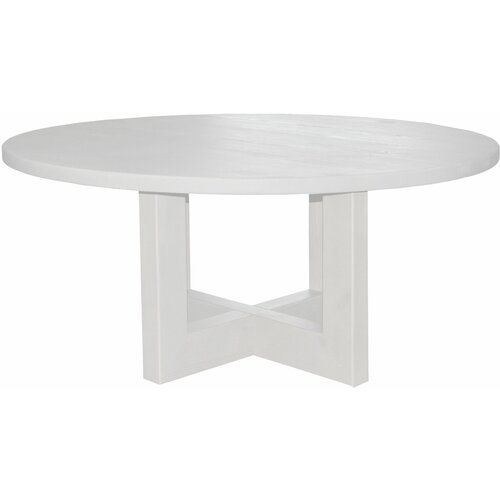 Стол журнальный Куклей (белый / 100 / Круг)