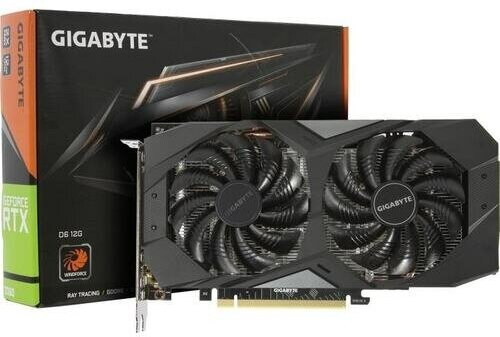 Видеокарта NVIDIA GeForce RTX2060 Gigabyte D6 12Gb (GV-N2060D6-12GD) PCI-E 3.0, ядро - 1650 МГц, память - 12 Гб GDDR6 14000 МГц, 192 бит, HDMI, 3xDisplayPort, - фотография № 13