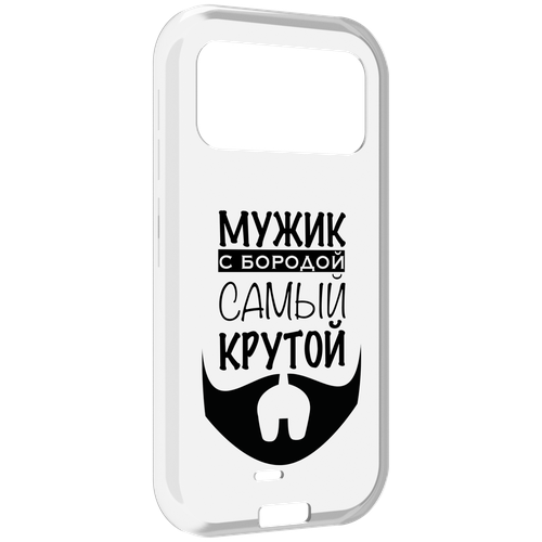 Чехол MyPads крутой-мужик-с-бородой мужской для Oukitel F150 H2022 задняя-панель-накладка-бампер чехол mypads крутой мужик с бородой мужской для google pixel 7 задняя панель накладка бампер