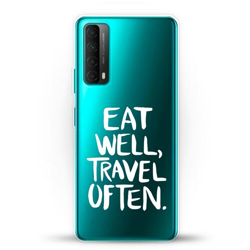 фото Силиконовый чехол eat well на huawei p smart 2021 andy & paul