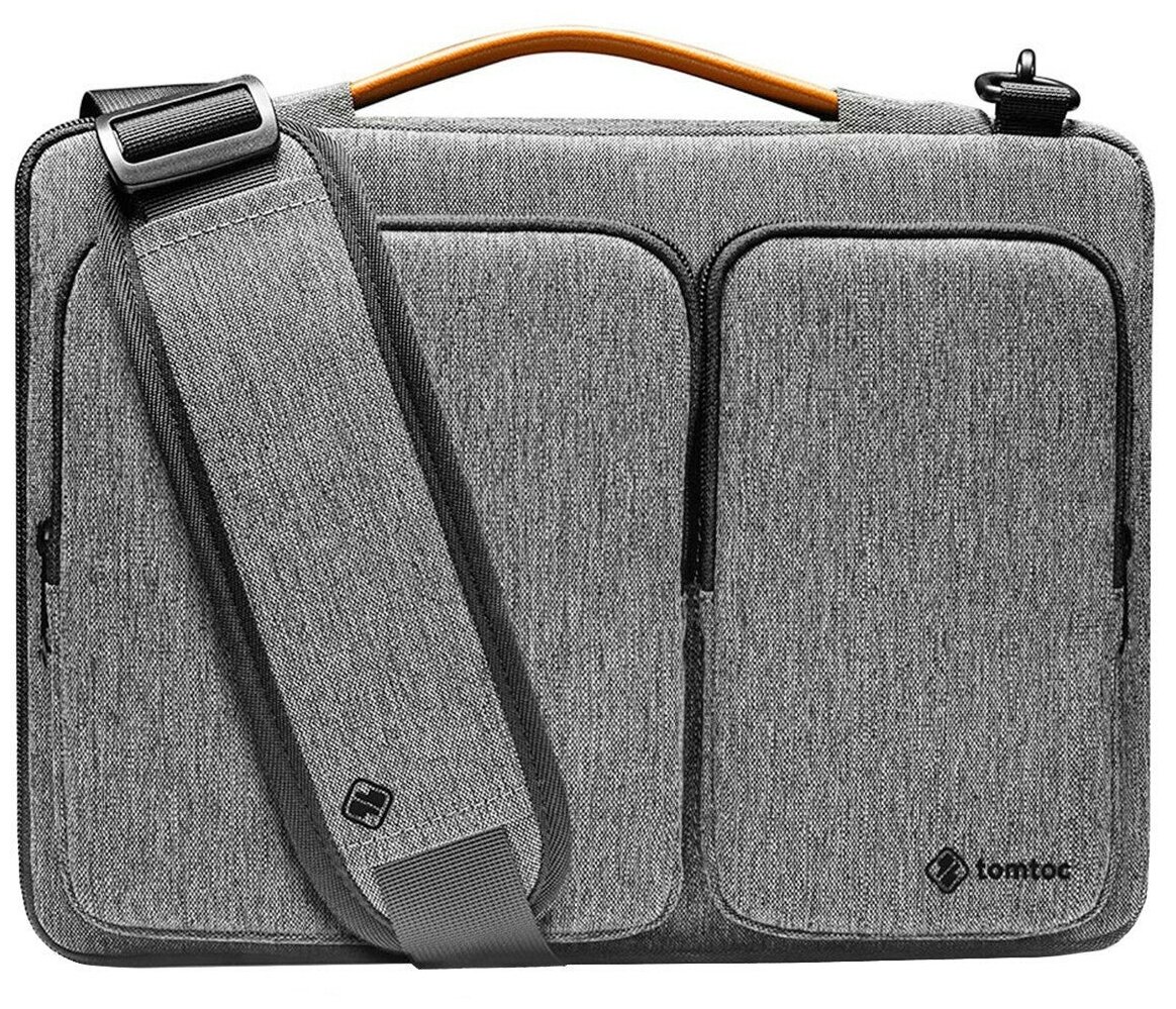 Сумка Tomtoc Defender Laptop Shoulder Bag A42 для ноутбуков 14-13,5" серая (A42-C01G)