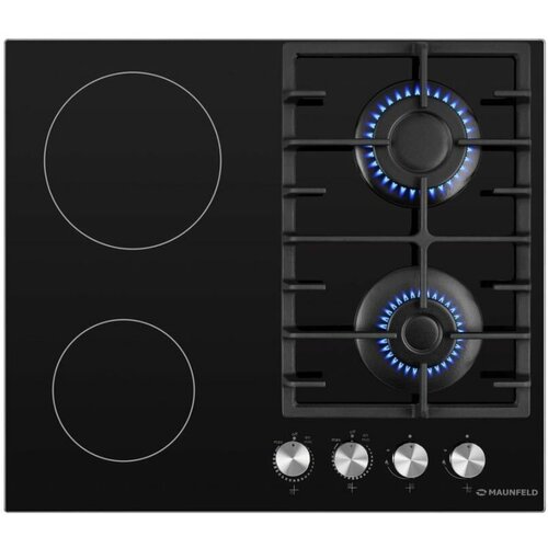 MAUNFELD Комбинированная варочная панель MAUNFELD EEHG642VC3CBKG Черный 4337400₽