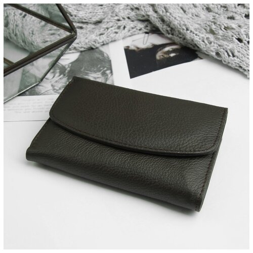 фото Кошелек жен 12-01-01 лиза, 13,5*2*9,5, 4отд, д/кредит, д/монет, н/карман, коричневый 3500650 сима-ленд