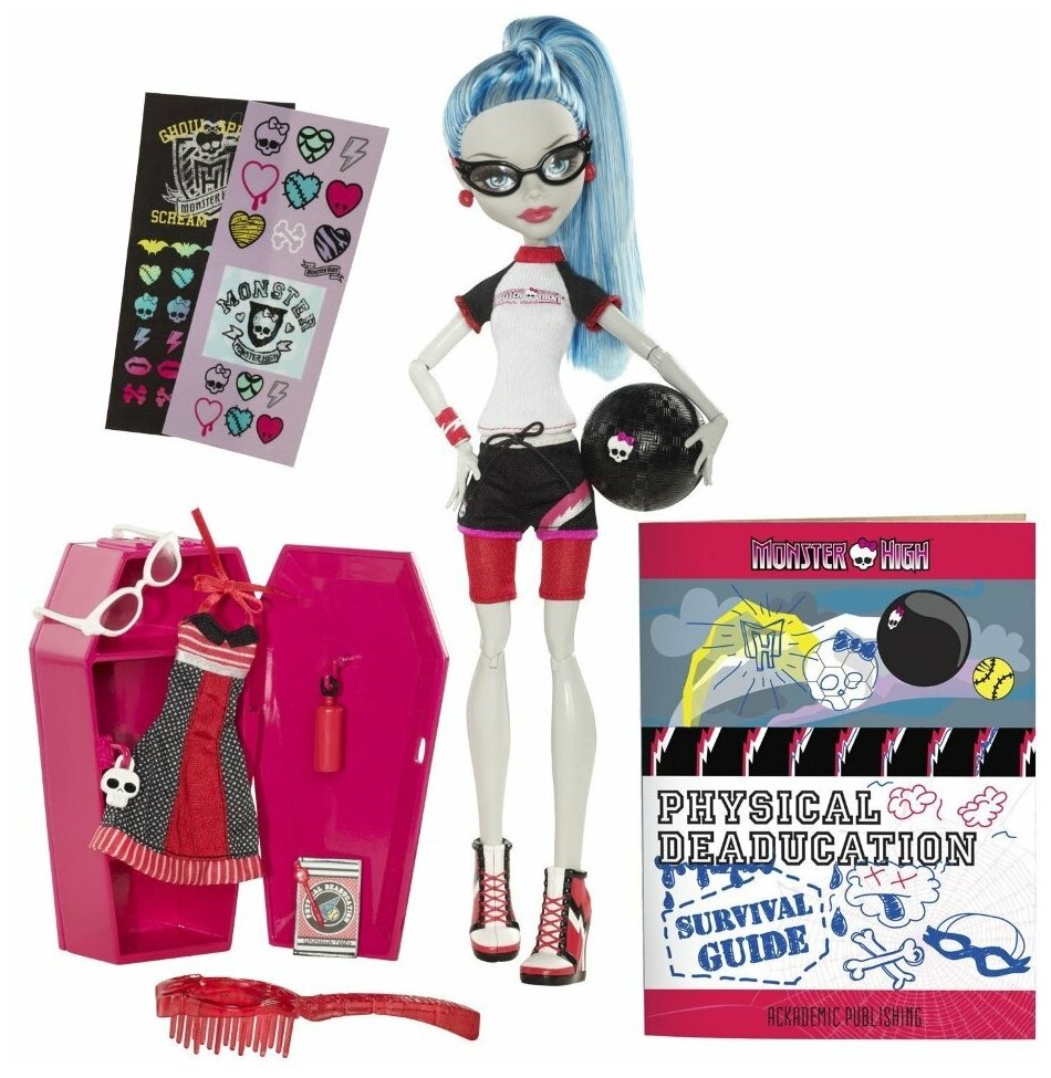 Monster High Mattel Кукла Гулия Йелпс из серии Класс Рум (со шкафом), Монстр Хай