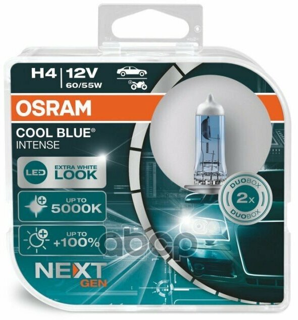 Автолампа 12V H4 Osram арт. 64193CBN-HCB