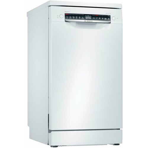 Посудомоечная машина Bosch SPS4EMW28E, узкая, напольная, 44.8см, загрузка 10 комплектов, белая
