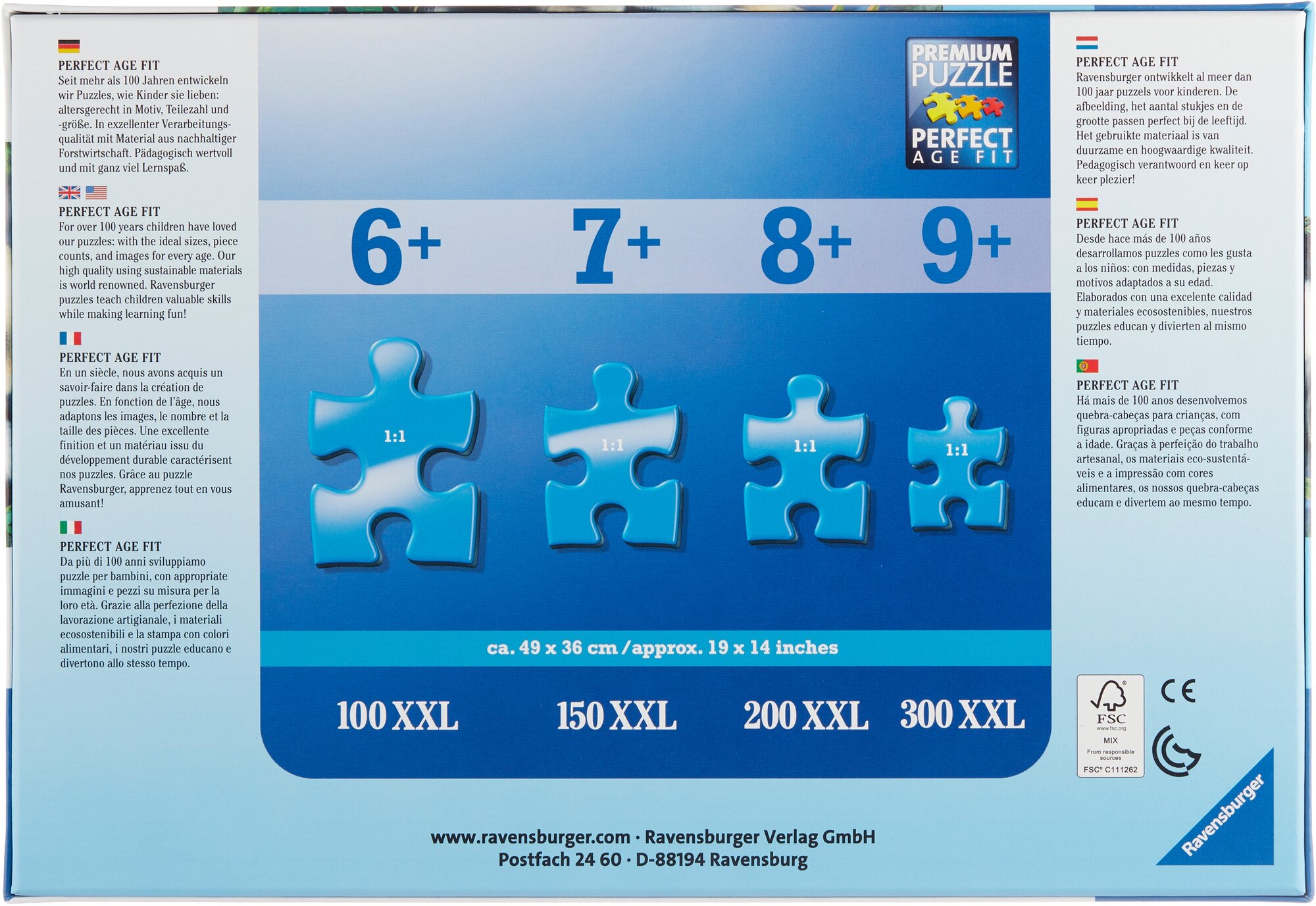 Пазл Ravensburger XXL Панды - фото №3