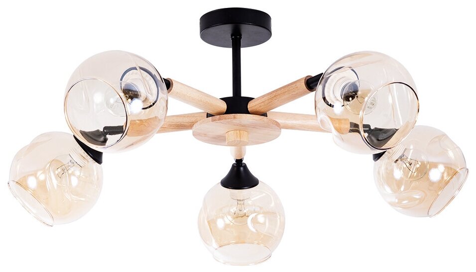 Люстра на штанге Arte Lamp Branson A4370PL-5BR