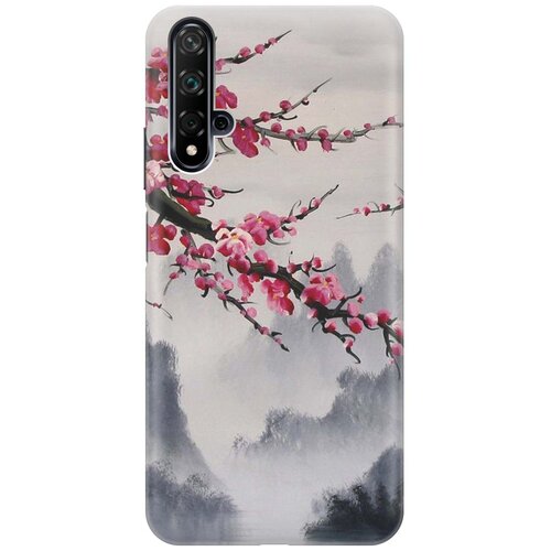 фото Re:pa накладка transparent для huawei nova 5 с принтом "сакура"