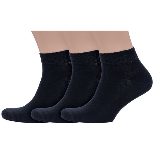 фото Мужские носки носкофф, 3 пары, размер 23-25, черный