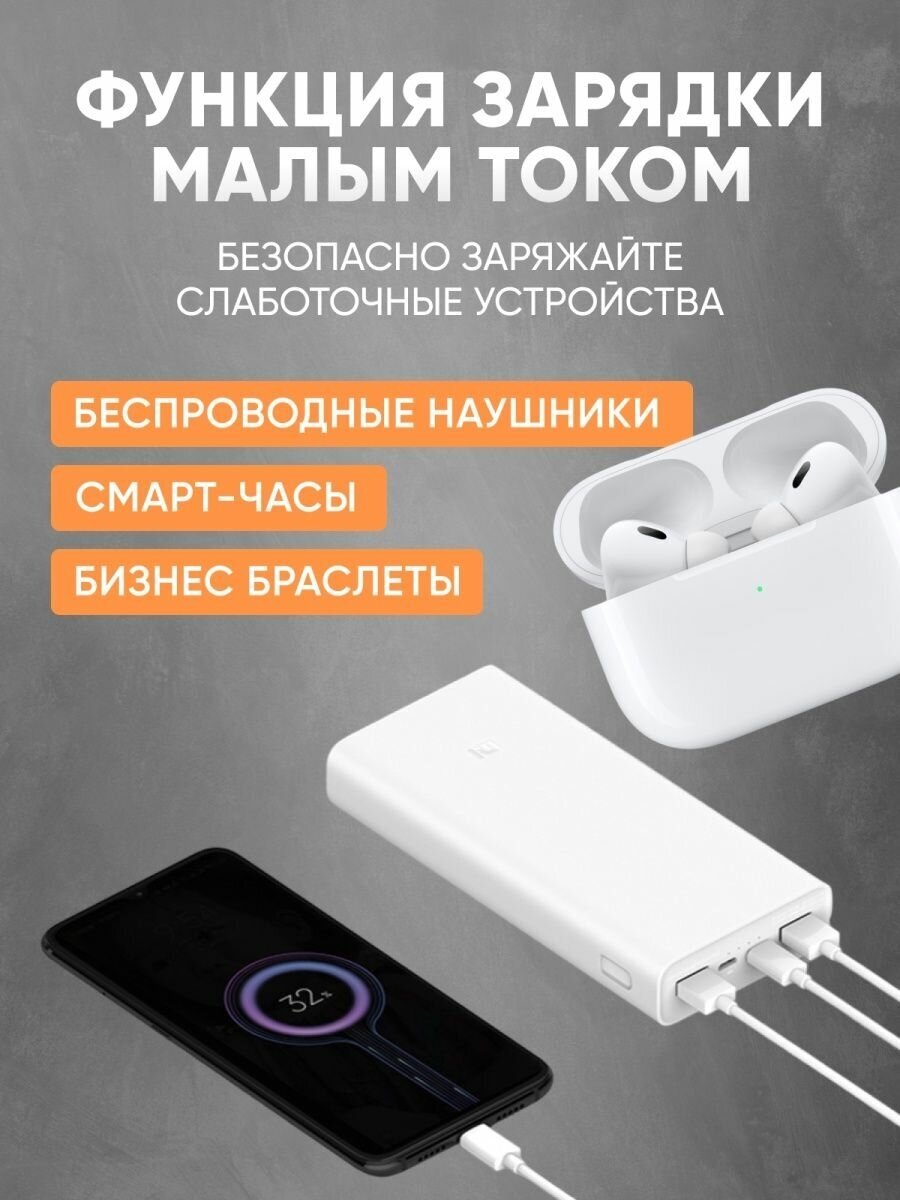 Портативный аккумулятор Xiaomi Mi Power Bank 3 20000 mAh