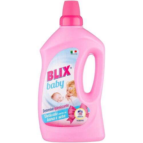 Жидкость для стирки Blix Baby для детской одежды и деликатных тканей с кондиционером, 1 л