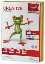 Бумага Creative A4 Color Intensive 80 г/м² 250 лист., голубой/желтый/зеленый/оранжевый/розовый