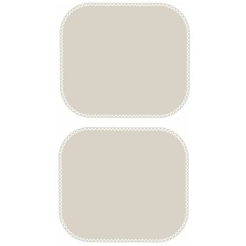 Силиконовый коврик Maid, 40х35 см, 2 шт, цвет светло-серый Vigar 7654345 .