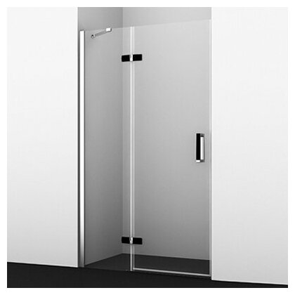 Дверь душевая Wasserkraft Aller 10H05LBLACK MATT - фото №1