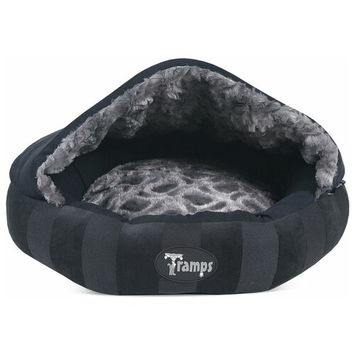 Лежанка для кошек с крышей Scruffs TRAMPS Aristocat Dome Bed, черный, 45х45х12см (Великобритания)