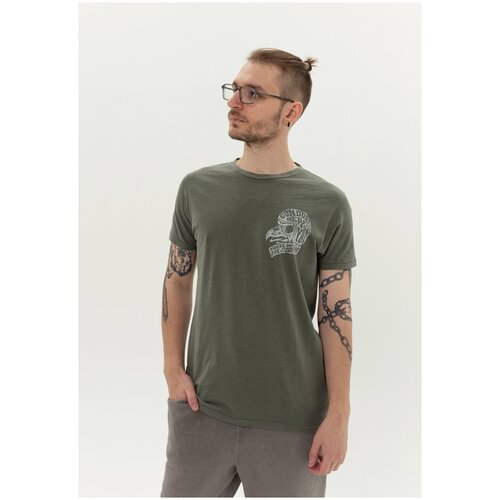 Футболка Bowery NYC, хлопок, размер XXL, серый