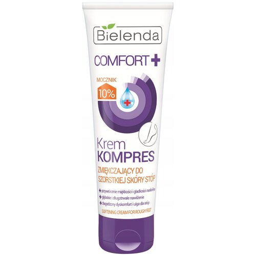 Bielenda Comfort plus Крем-компресс смягчающий для грубой кожи пяток, с мочевиной, маслом ши, витамином Е, туба 100 мл