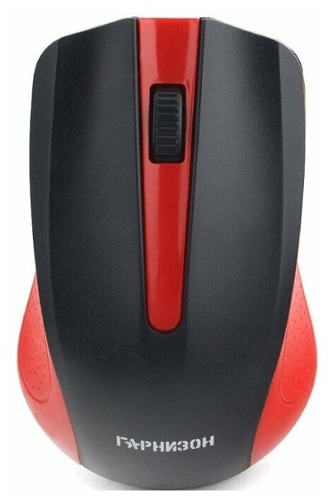 Мышь беспроводная Гарнизон GMW-430R, чип X, красный, 1200 DPI, 2 кнопки+ колесо-кнопка