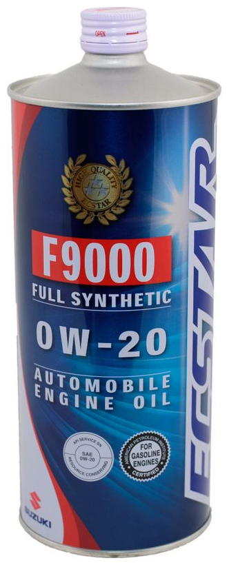 Синтетическое моторное масло SUZUKI Ecstar F9000 0W-20, 1 л