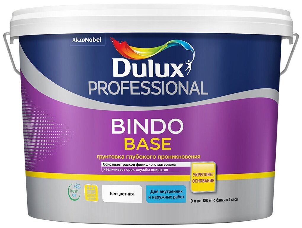 Грунт универсальный водно-дисперсионный Dulux Professional Bindo Base 2,5 л.