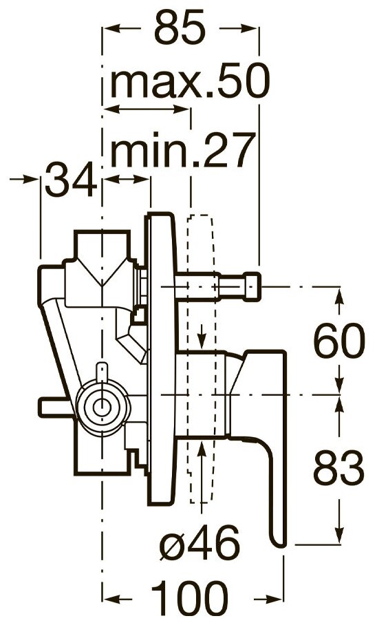 Смеситель для ванны Roca L20 5A0A09C00