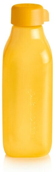 Tupperware Эко-бутылка 500 мл желтая квадратная