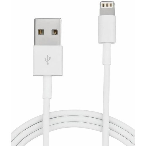 Кабель для Apple USB-Lightning, 1 м, белый кабель usb lightning mivo mx 61l 3 м 5 в 2 4 а зарядное устройство для apple ipad data cable