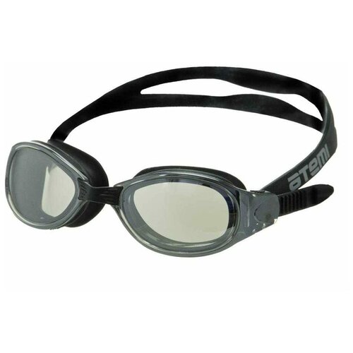 Очки для плавания Atemi, зеркальные, силикон чёрн, B101M