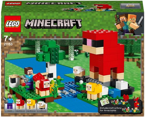 LEGO Minecraft 21153 Шерстяная ферма, 260 дет.