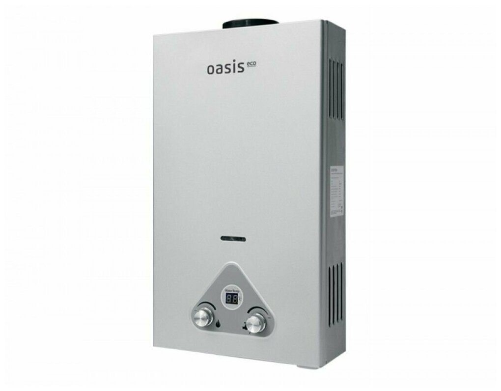 Газовая колонка Oasis Eco W-16, Серия Eco Standart, 16 кВт, 8 л в мин, Работа при пониженном давлении газа и воды, медный теплообменник - фотография № 6