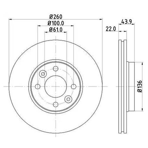 фото Тормозной диск nisshinbo nd2030k