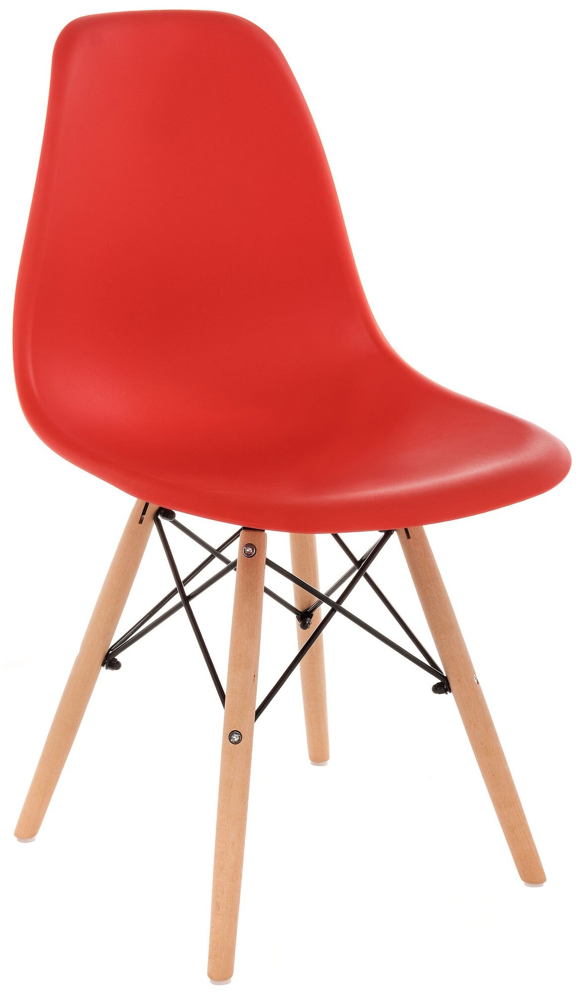 Стул Woodville Eames (PC-015), пластик, цвет: красный