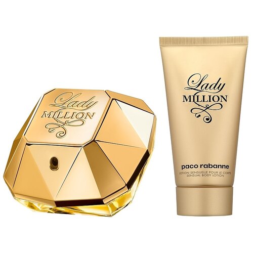 Paco Rabanne парфюмерная вода Lady Million, 50 мл, 242 г paco rabanne туалетная вода invictus 50 мл 100 г