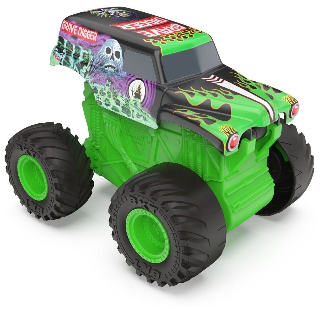 Монстр-трак Monster Jam Grave Digger (6061554) 1:43, зеленый