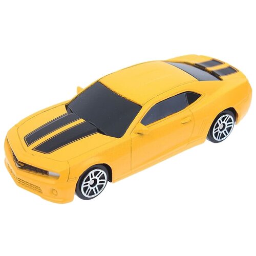 Легковой автомобиль RMZ City Chevrolet Camaro (344004S) 1:64, 9 см, желтый коллекционная машинка металлическая модель chevrolet camaro