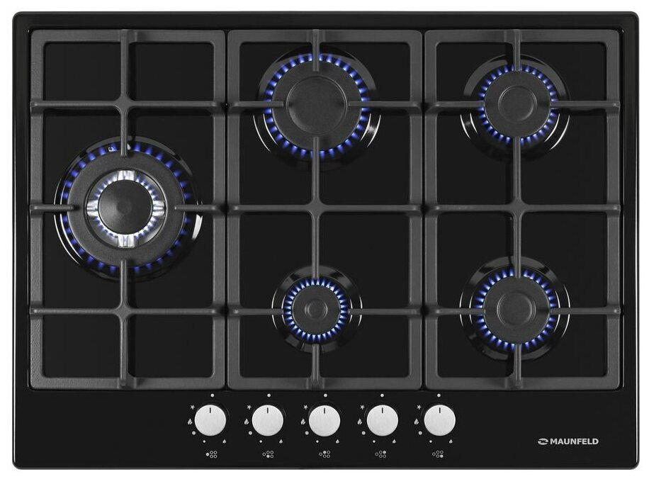 Варочные панели Maunfeld Газовая панель MAUNFELD EGHE.75.33CB/G - фотография № 3