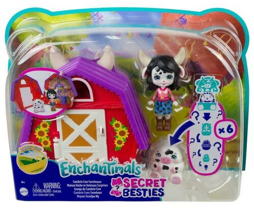 Игровой набор Mattel Enchantimals Домик-сюрприз Кембри Му GTM48