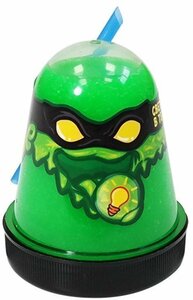 Слайм Slime "Ninja", зеленый, светится в темноте, 130г