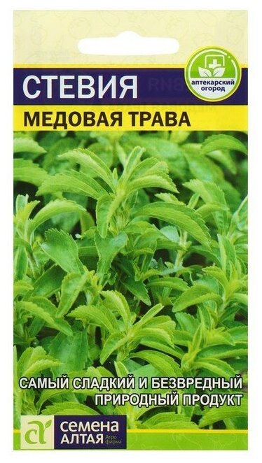 Семена Стевия "Медовая трава", цп, 5 шт