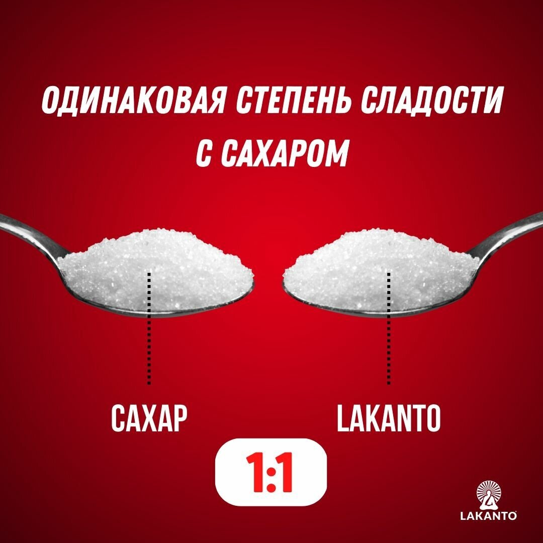 Сахарозаменитель Lakanto Golden на основе эритрита 235 г