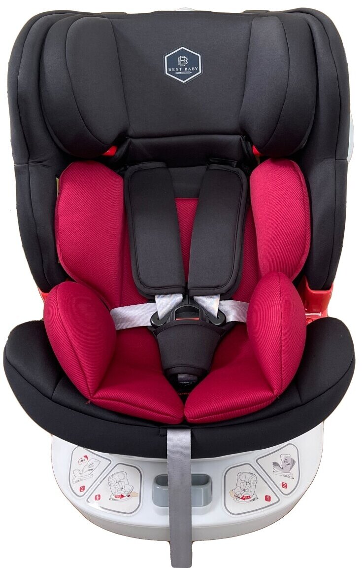 Детское автокресло Best Baby AY919-A Черный-красный