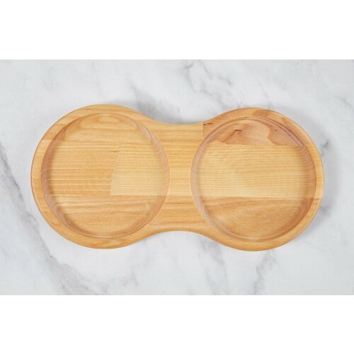 Менажница на 2 секции, тарелка для сыра, фруктов, орехов и конфет