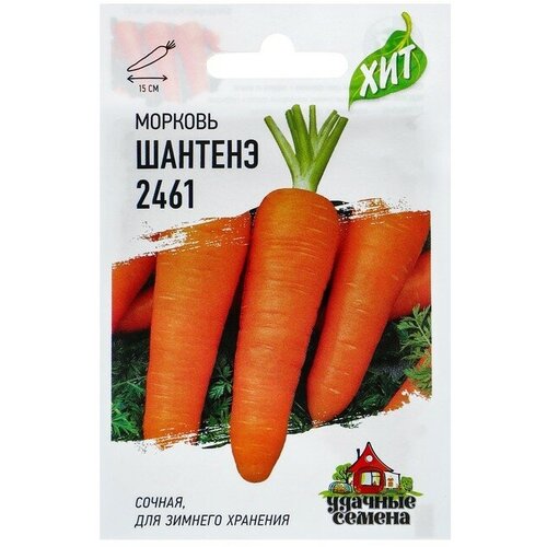Семена Морковь Шантенэ 2461, 1,5 г серия ХИТ х3 семена морковь шантенэ 2461 1 5 г серия хит х3