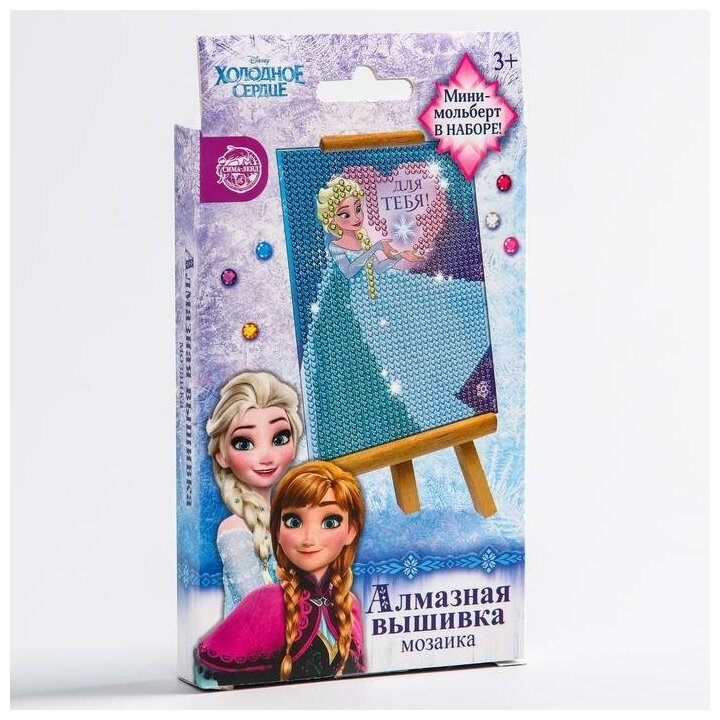 Disney Алмазная мозаика, 16х10.5 см, Холодное сердце